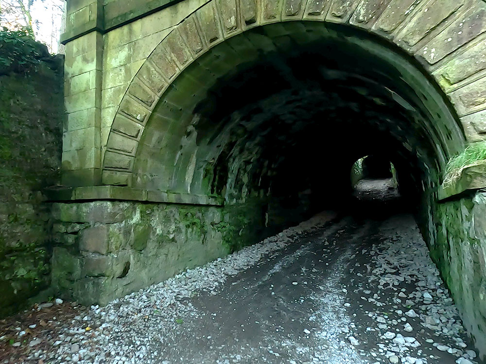 Track entering tunnel in Clapham