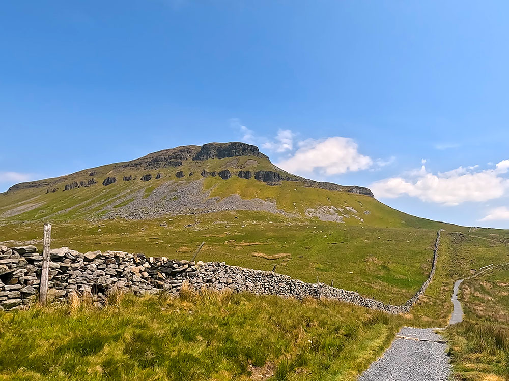 Pen-y-ghent on the Yorkshire Three Peaks Walk