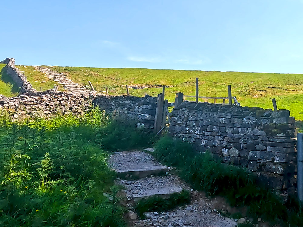 Gate stile at Brackenbottom