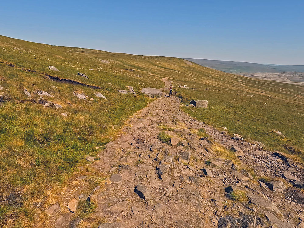 Path heading across Simon Fell Breast