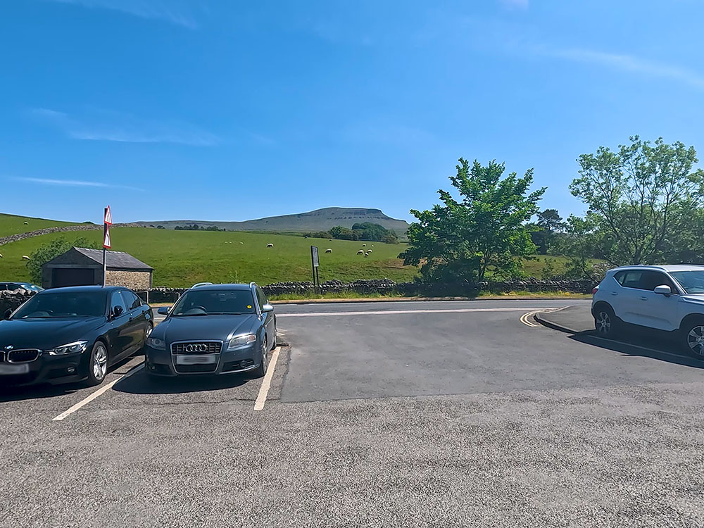 Pen-y-ghent from Horton in Ribblesdale car park