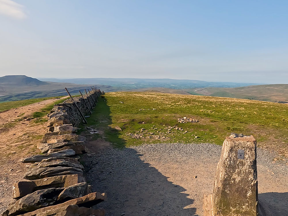 Trig point on Whernside summit