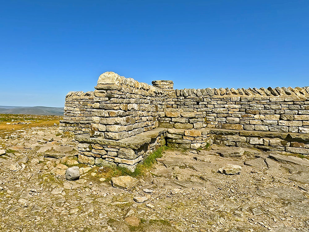 Weather shelter on Ingleborough