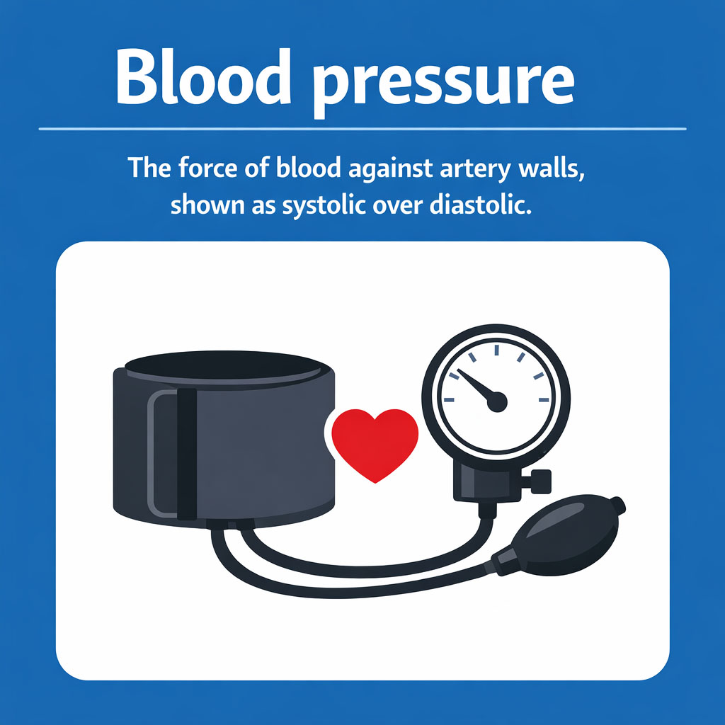 Image depicting blood pressure definition