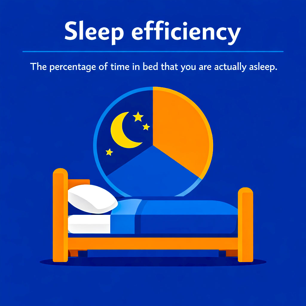Image depicting sleep efficiency definition