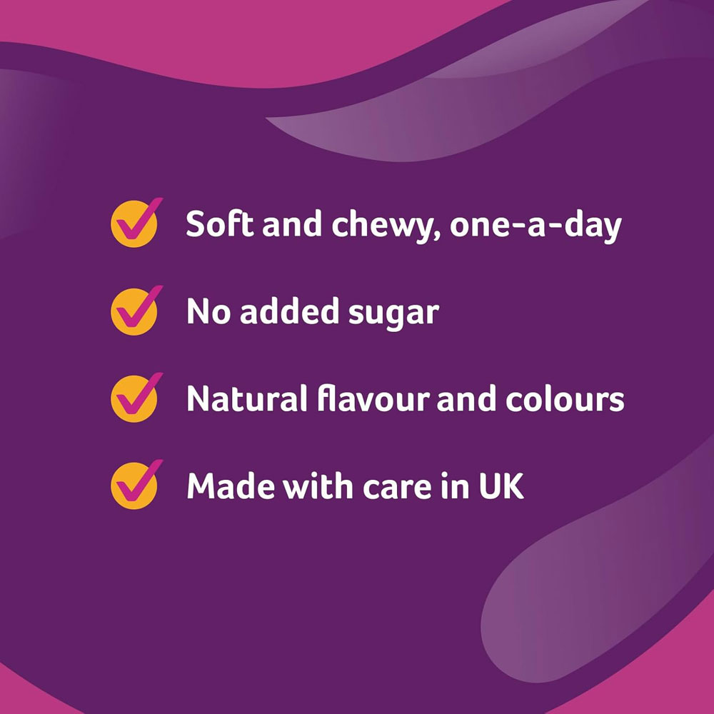 Bassetts Vitamins Adult Vitamin D Apple & Raspberry Pastilles - features