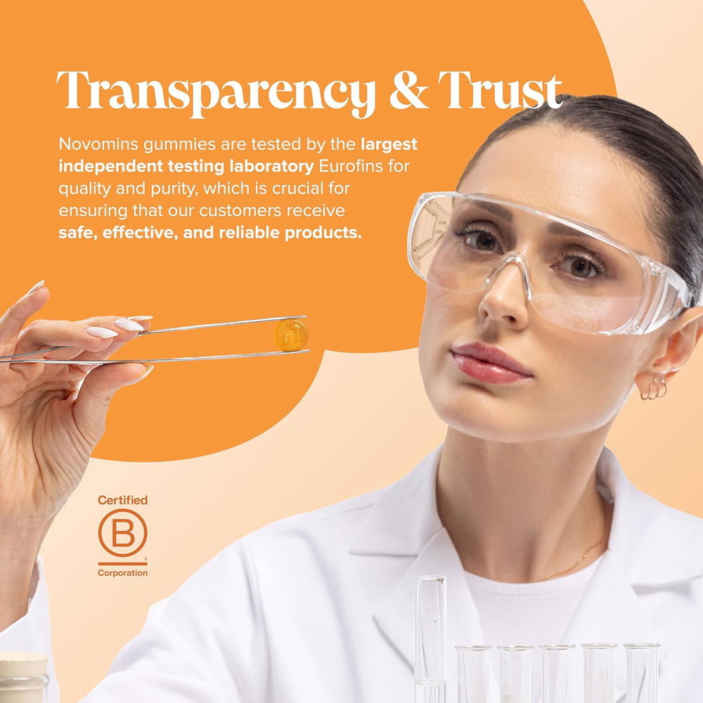 Novomins Vitamin D3 Gummies 4,000 IU - quality testing