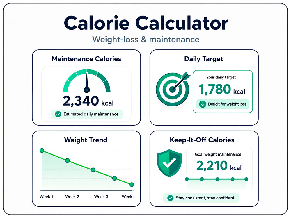 Calorie and Weight Loss Calculator