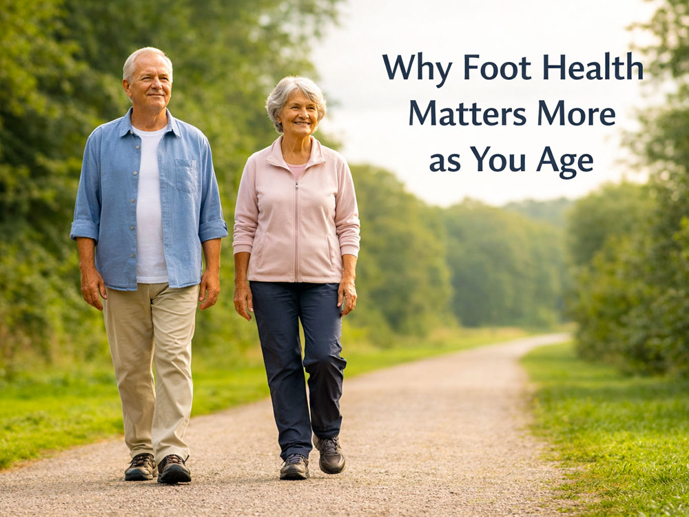 Why foot health matters more as you age