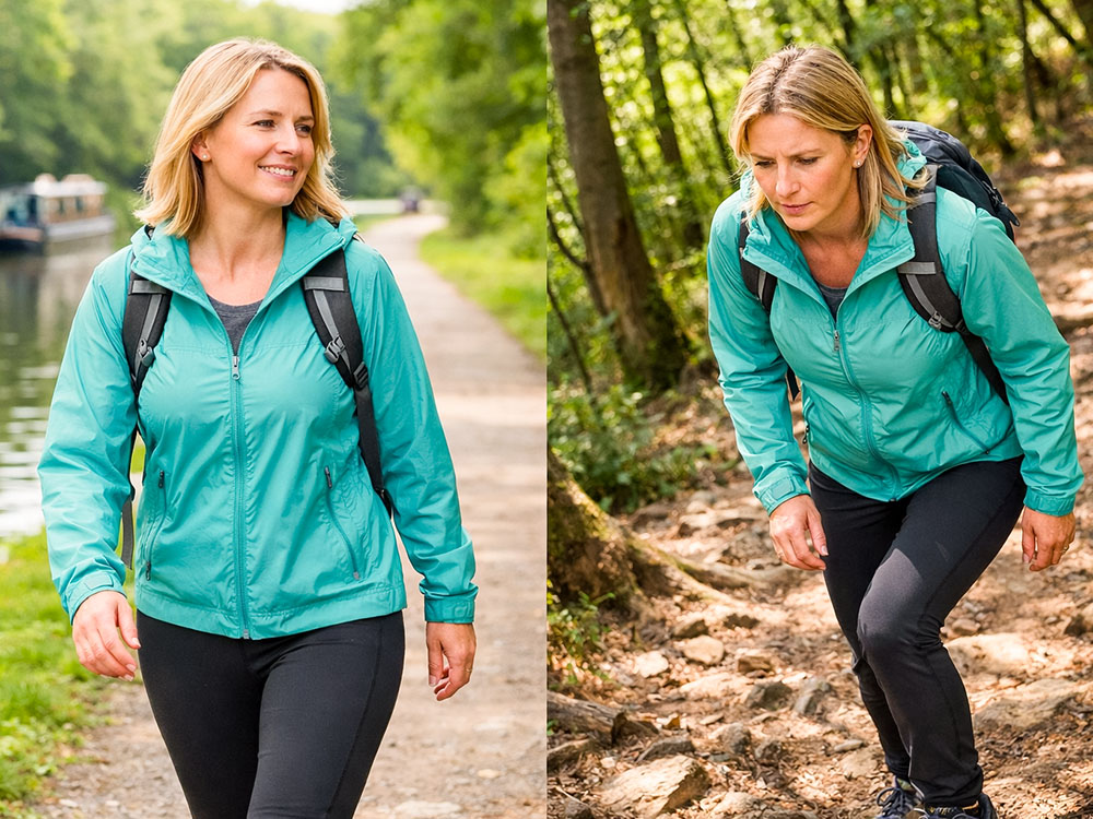 Zone 2 vs Zone 3 brisk walking